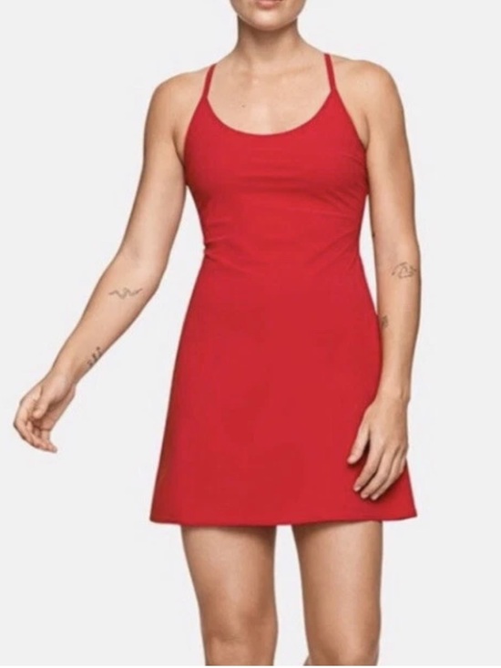 Outdoor Voices Dresses & Skirts - Outdoor Voices Exercise Dress in Red